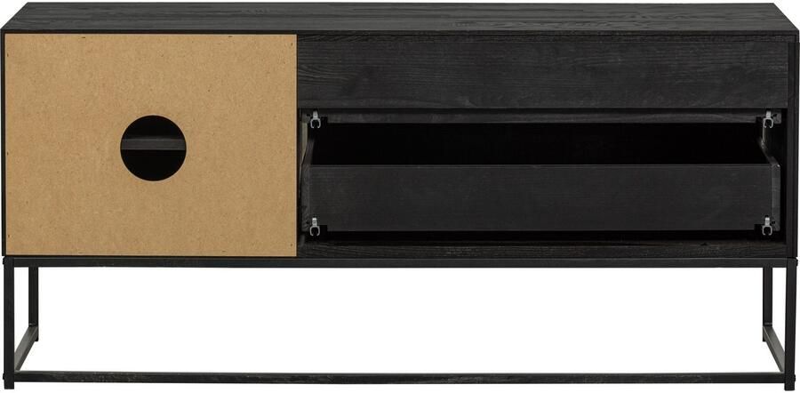 WOOOD Tv-meubel Silas TV-board Commode 2 lades en 1 deur veel opbergruimte breedte 120 of 180 cm - Foto 3