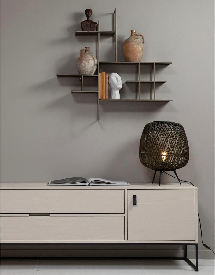 WOOOD Tv-meubel Silas TV-Lowboard Commode 2 lades en 1 deur veel opbergruimte breedte 120 of 180 cm - Foto 4