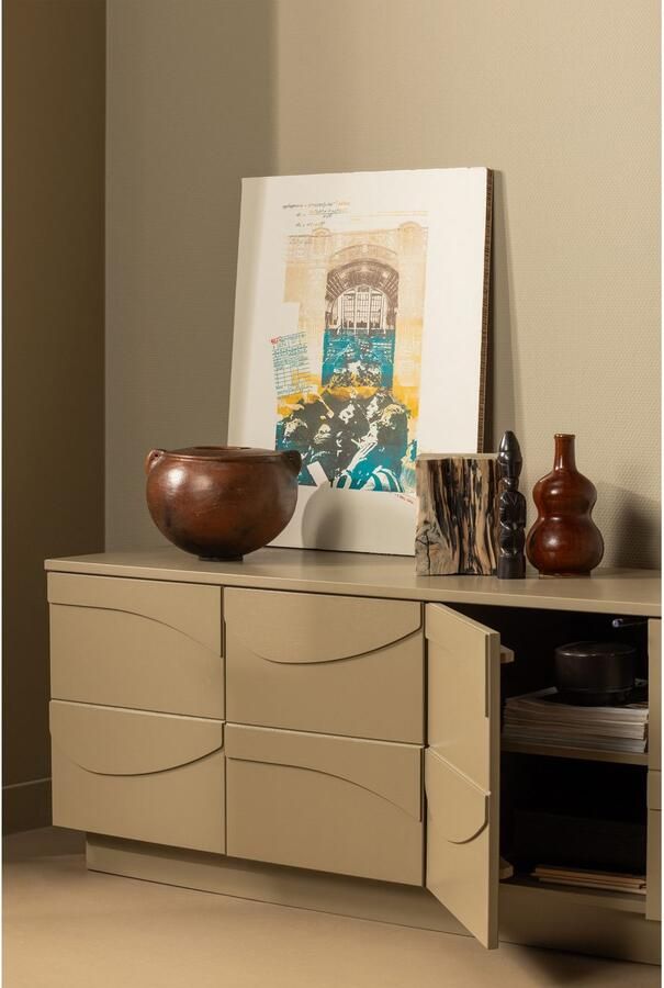 WOOOD Tv-meubel Teo TV-board met kabeldoorvoer push-to-open functie breedte 180 cm - Foto 8