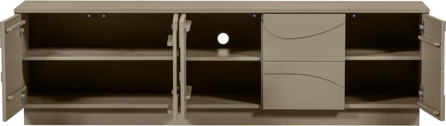 WOOOD Tv-meubel Teo TV-board met kabeldoorvoer push-to-open functie breedte 180 cm - Foto 11