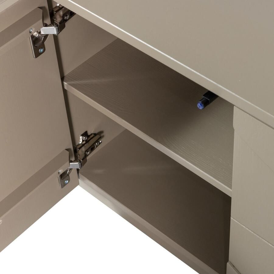 WOOOD Tv-meubel Teo TV-board met kabeldoorvoer push-to-open functie breedte 180 cm - Foto 3