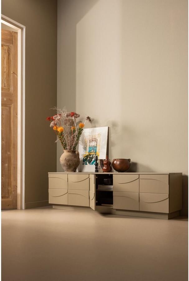 WOOOD Tv-meubel Teo TV-board met kabeldoorvoer push-to-open functie breedte 180 cm - Foto 6