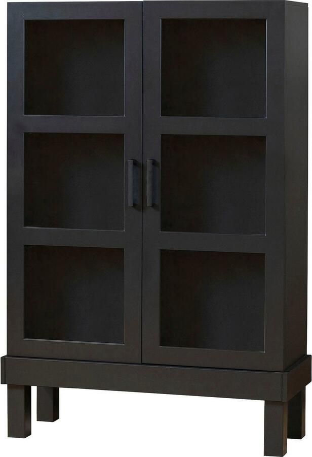 WOOOD Vitrinekast Bonk uitgerust met drie planken h 160 cm x b 107 cm