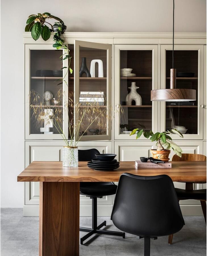 WOOOD Vitrinekast Chow van dennenhout breedte 105 cm x hoogte 215 cm - Foto 3