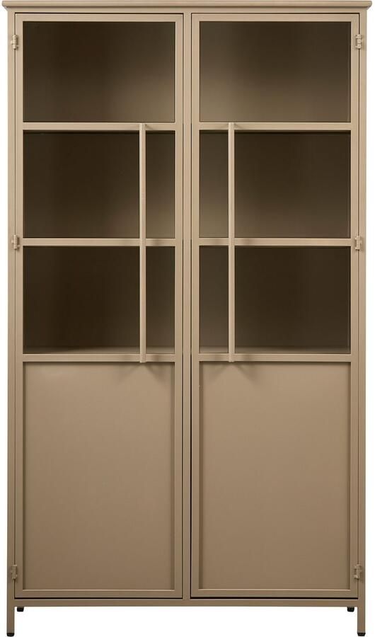 WOOOD Vitrinekast Exhibit met glazen deuren en veel opbergruimte h 170 cm x b 99 cm - Foto 4