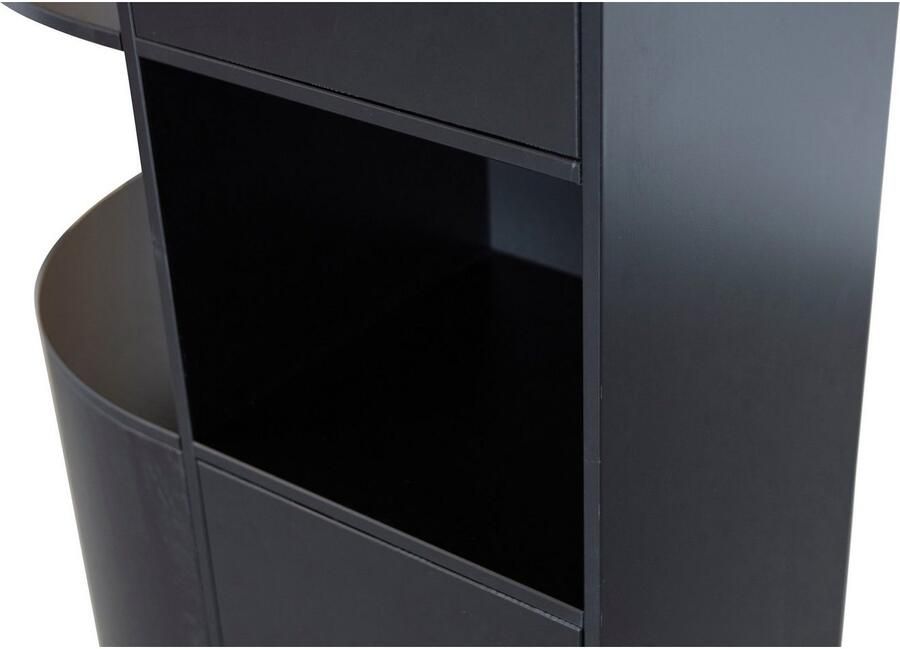 WOOOD Vitrinekast Finca met modern push-to-open systeem breedte 78 cm