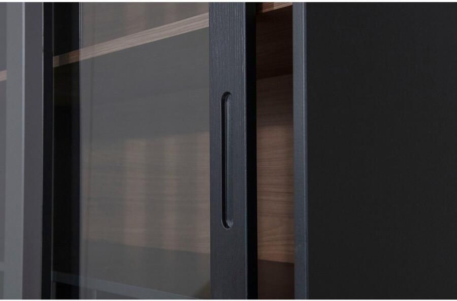 WOOOD Vitrinekast James met glas veel opbergruimte h 200 cm x b 125 cm - Foto 4