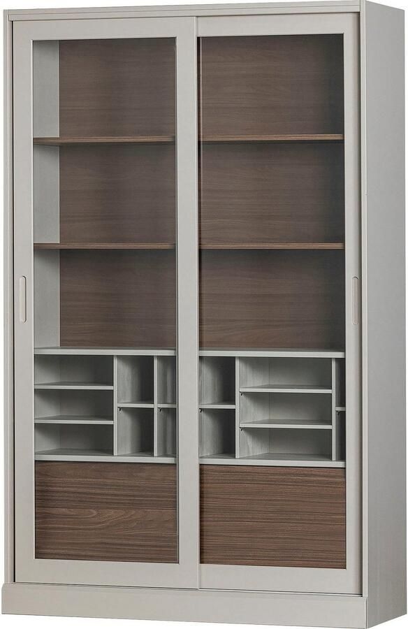 WOOOD Vitrinekast James met glas veel opbergruimte h 200 cm x b 125 cm - Foto 5