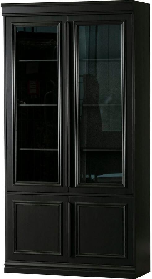 WOOOD Vitrinekast Organize met glazen deuren van grenenhout h 215 cm x b 110 cm - Foto 10