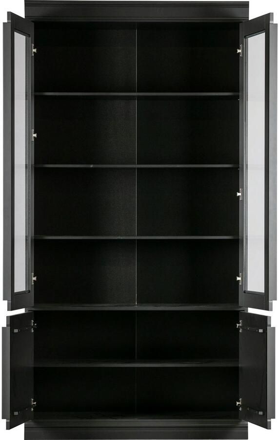 WOOOD Vitrinekast Organize met glazen deuren van grenenhout h 215 cm x b 110 cm - Foto 6