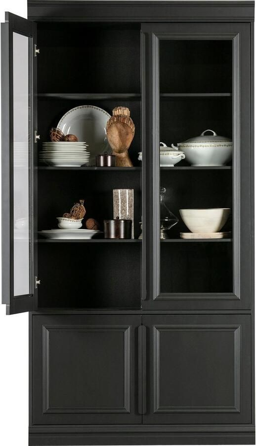 WOOOD Vitrinekast Organize met glazen deuren van grenenhout h 215 cm x b 110 cm - Foto 8