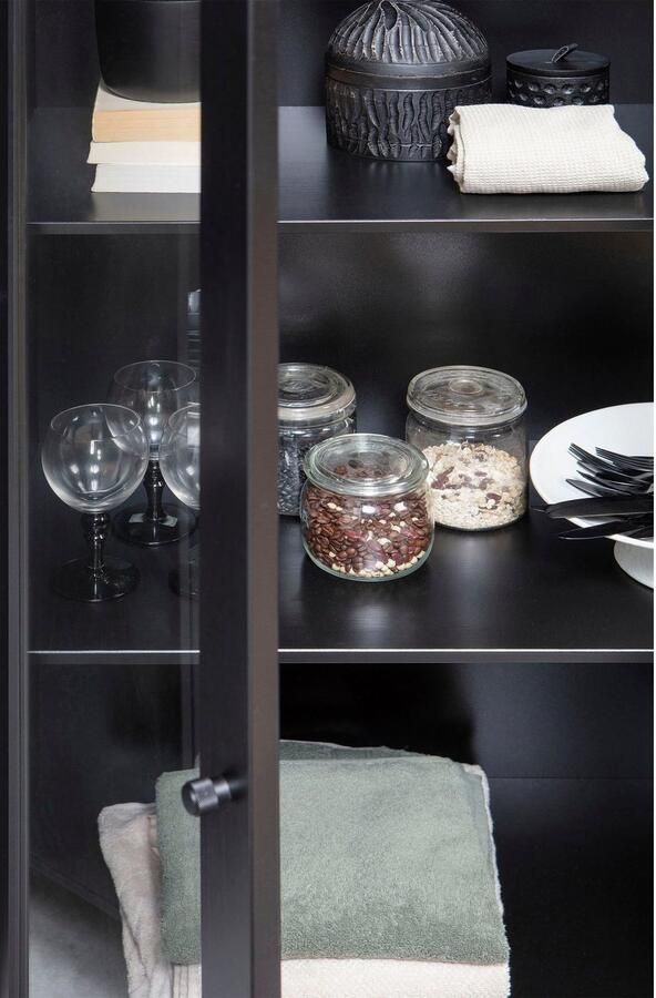 WOOOD Vitrinekast XAM van dennenhout breedte 100 cm - Foto 7