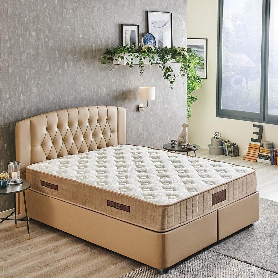 Yatas Bonell-binnenveringsmatras Majestät luxe matras 90x200 140x200 cm & andere maten hoogte 30 cm - Foto 1