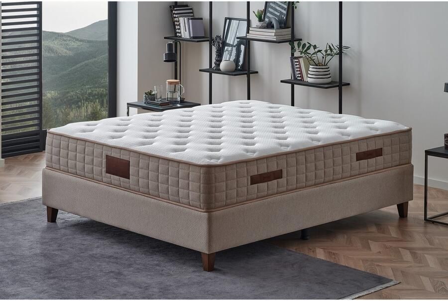 Yatas Pocketveringsmatras Majestät Premium top-matras met meer dan 1000 4 5-sterrenbeoordelingen hoogte 30 cm