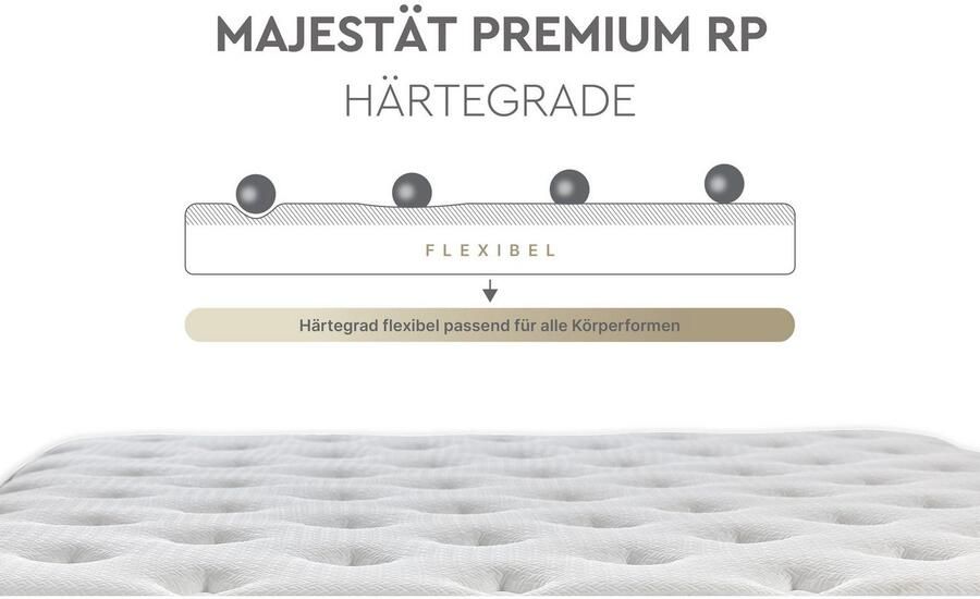 Yatas Pocketveringsmatras Majestät Premium top-matras met meer dan 1000 4 5-sterrenbeoordelingen hoogte 30 cm - Foto 6
