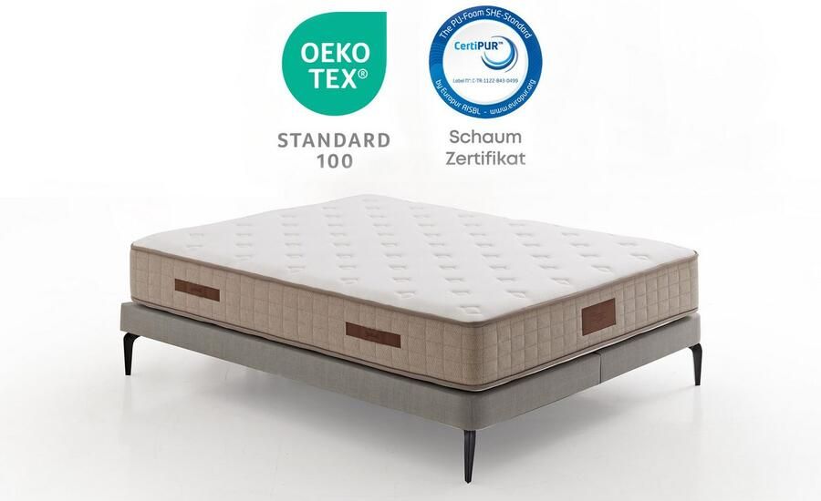 Yatas Pocketveringsmatras Majestät Premium top-matras met meer dan 1000 4 5-sterrenbeoordelingen hoogte 30 cm - Foto 7