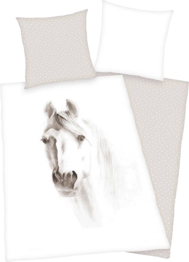 Young Collection Tweezijdig te gebruiken overtrekset Paard met leuk paarden motief