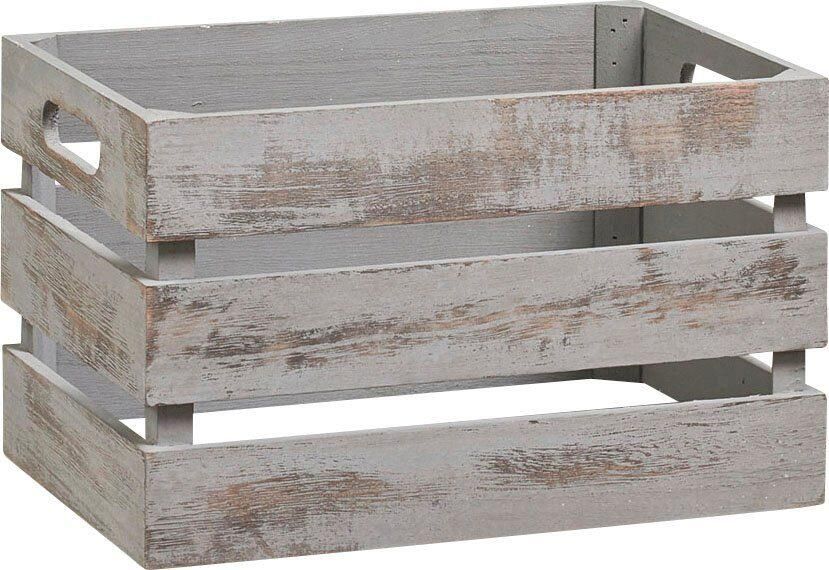 Zeller Present Houten kist Vintage Diepte: ca. 21 cm Breedte: ca. 31 cm (1 stuk) - Foto 2