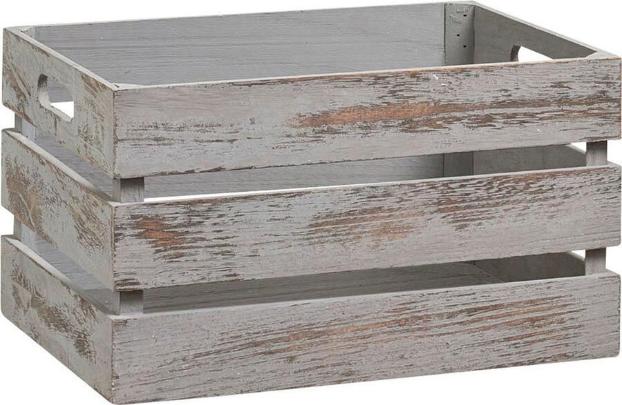 Zeller Present Houten kist Vintage Diepte: ca. 25 cm Breedte: ca. 35 cm (1 stuk) - Foto 1