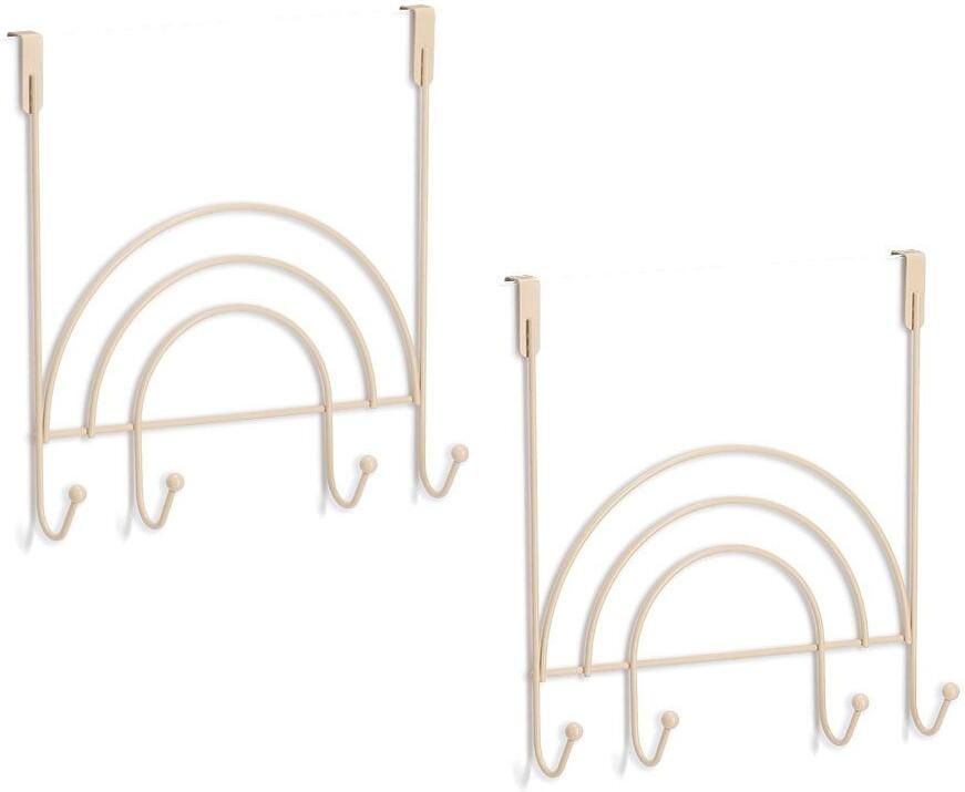 Zeller Present Kapstok Regenboog ontwerp (set 2 stuks) - Foto 2