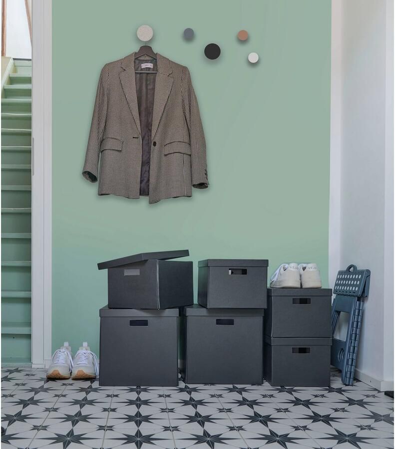 Zeller Present Opbergbox beschrijfbaar gerecycled karton (1 stuk) - Foto 4