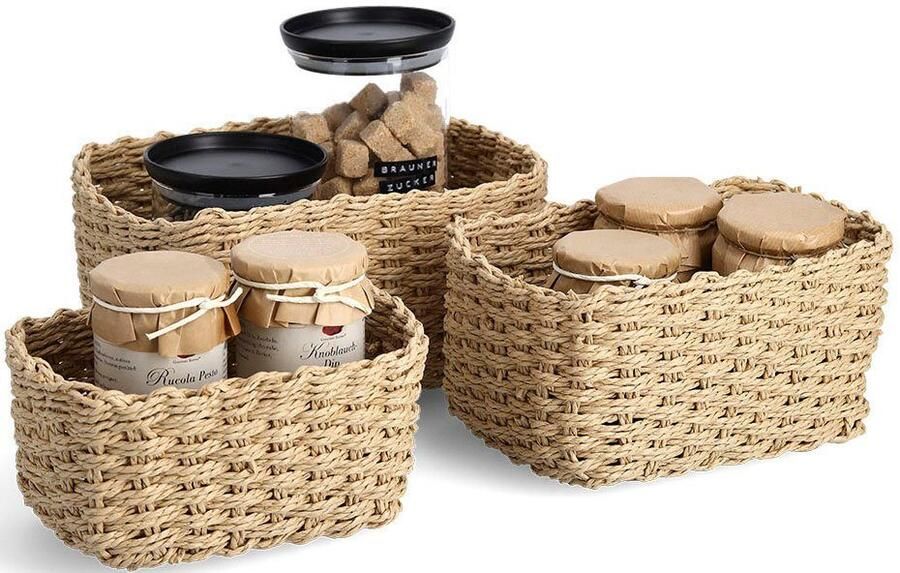 Zeller Present Opbergmand stapelbaar (set 3 stuks) - Foto 6