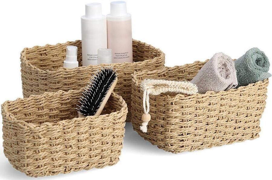 Zeller Present Opbergmand stapelbaar (set 3 stuks) - Foto 4