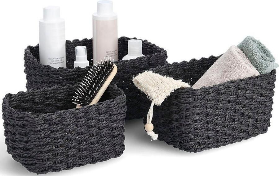 Zeller Present Opbergmand stapelbaar (set 3 stuks) - Foto 3