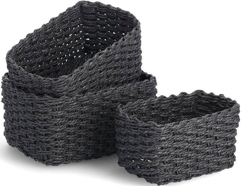 Zeller Present Opbergmand stapelbaar (set 3 stuks) - Foto 4