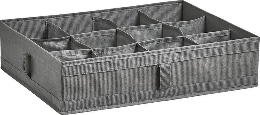 Zeller Present Organizer 12 vakken Opbergdoos opvouwbaar voor wasgoed (1 stuk)