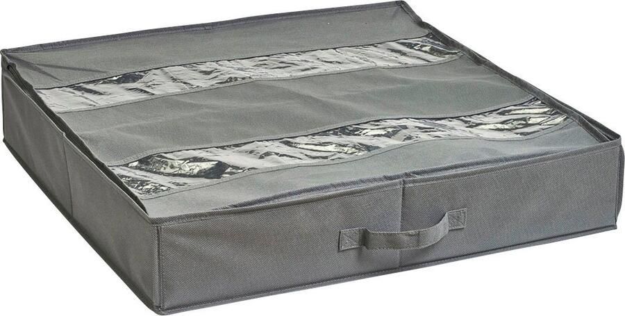 Zeller schoenenbox met kijkvenster present basic line Grijs Sorteervakken - Foto 3