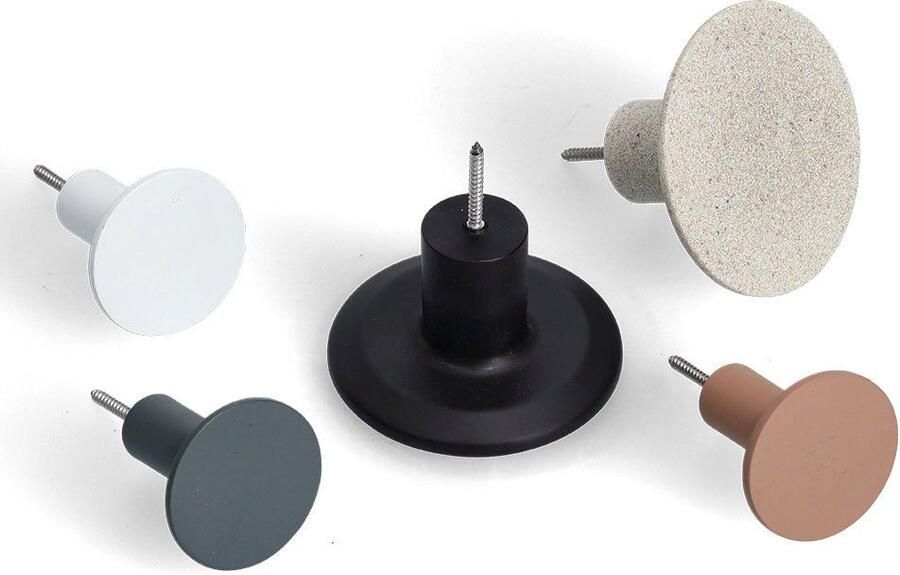 Zeller Present Wandhaak Polyresine (set 5 stuks) - Foto 7