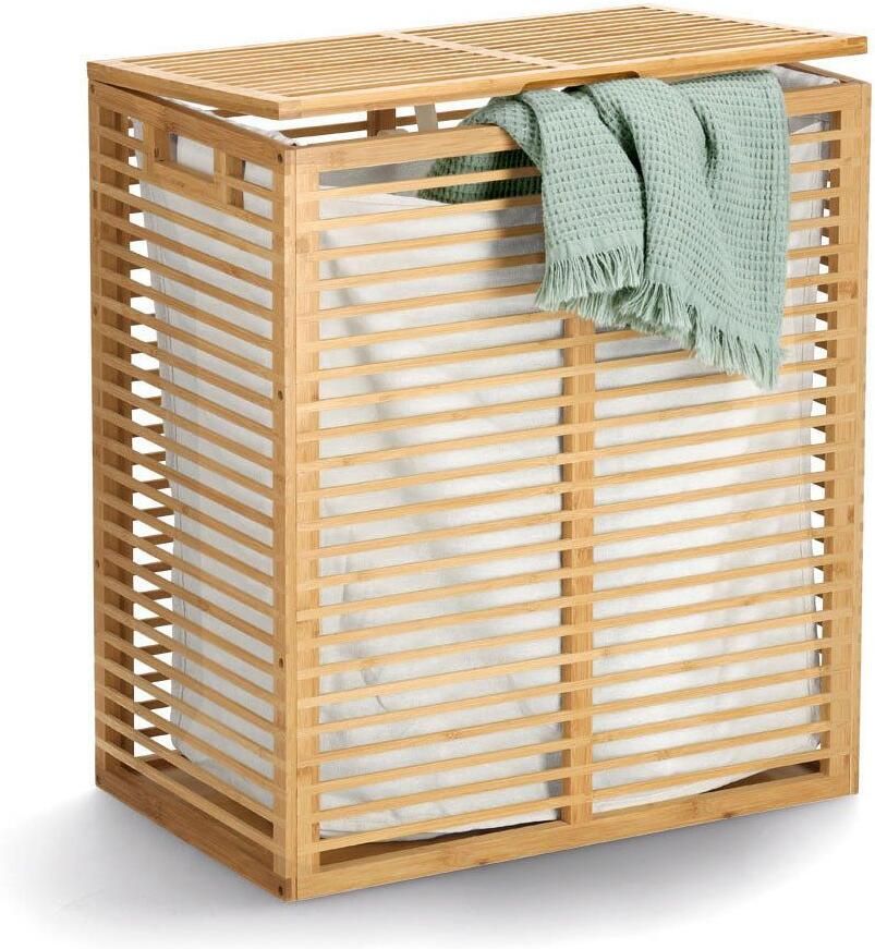 Zeller Present Wasmand hoogwaardig van bamboe - Foto 6