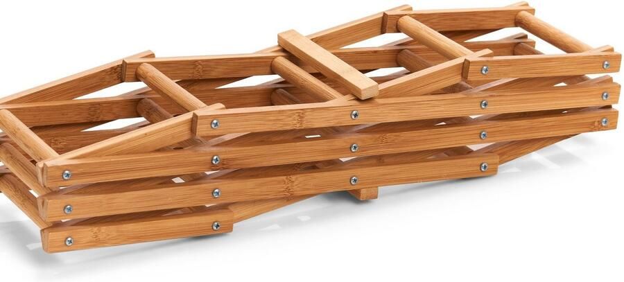 Zeller Present Wijnrek Bamboo van hoogwaardige bamboe - Foto 3