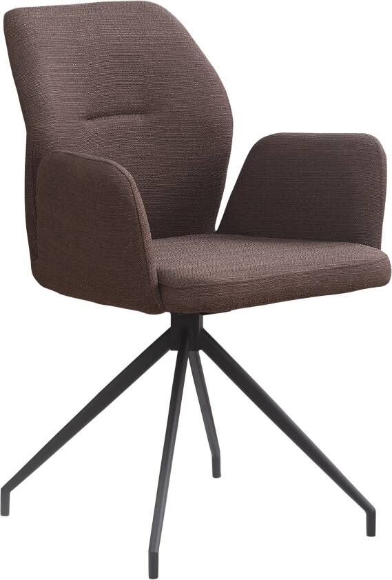 SalesFever Eetkamerstoel Taormina fauteuil Eetkamerstoel met 180° draaifunctie (1 stuk) - Foto 5