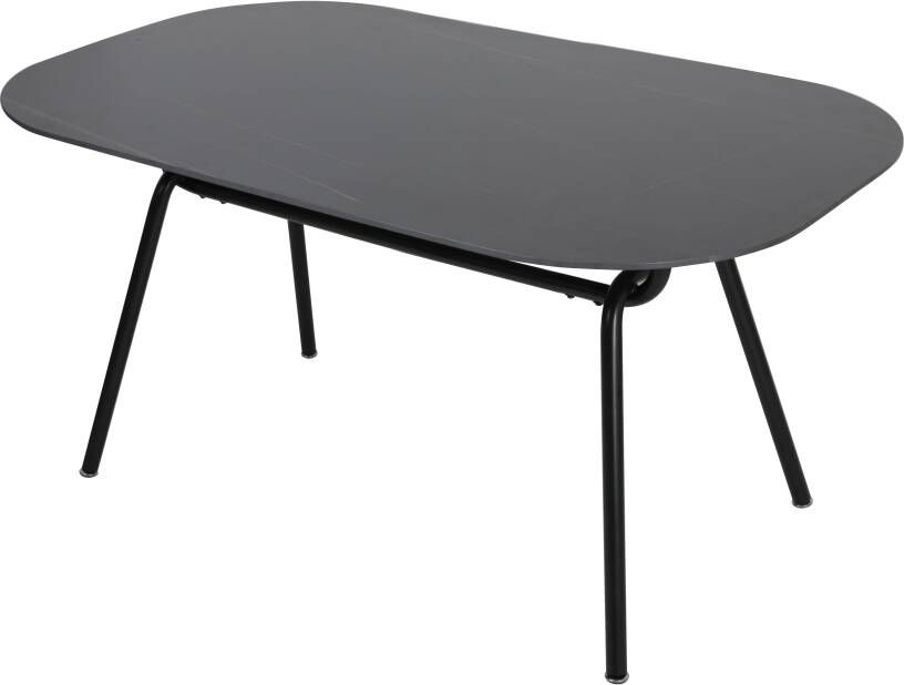 Artistiq Living Artistiq Eettafel Lynzie Deens Ovaal Keramiek 150 x 90cm Zwart