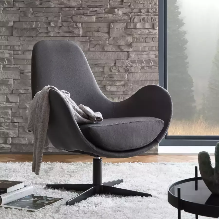 SalesFever Draaibare fauteuil Relaxfauteuil in een moderne look - Foto 1