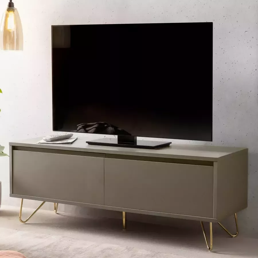 SalesFever Tv-meubel Haarspeld poten modern tv-meubel tv-kast met klepdemper