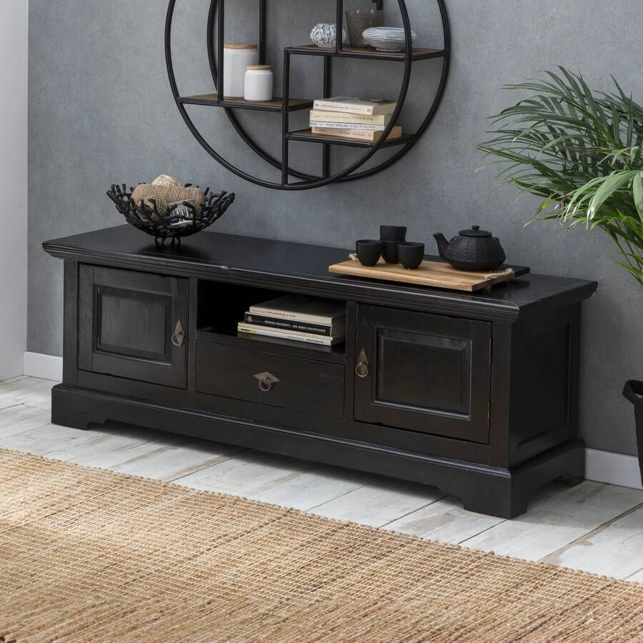 Artistiq Living Artistiq TV-meubel Carmisha Acaciahout 140cm Zwart