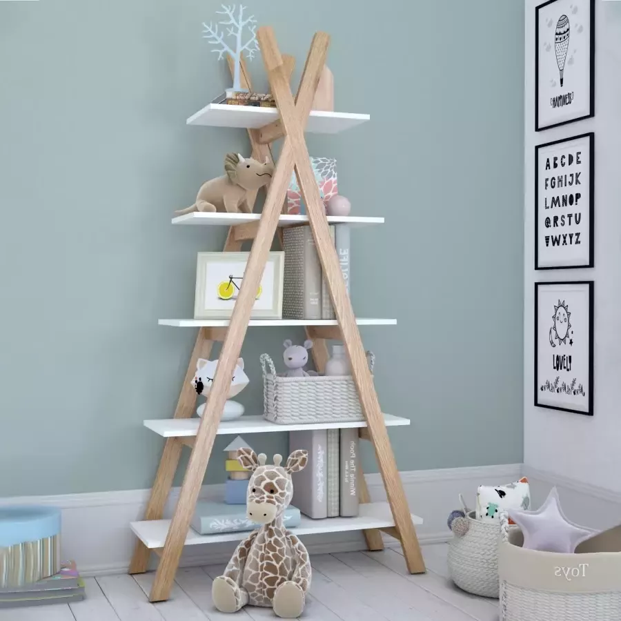 Lüttenhütt Rek Dolidoo in scandinavische look ladderrek voor kinder- of tienerkamer - Foto 2