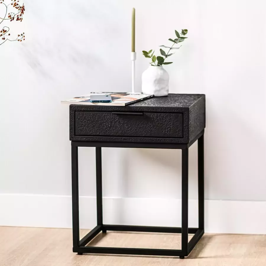 BASE Nachtkastje Kamo Zwart