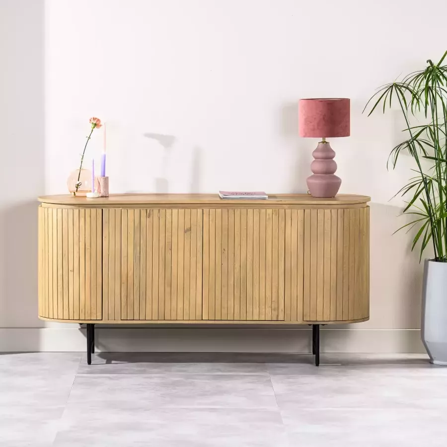 BASE Dressoir Aké Acaciahout 165cm Naturel