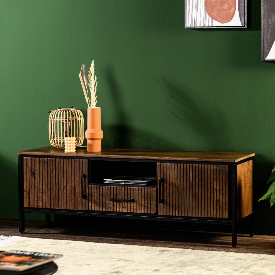 BASE TV-meubel Georgie Acaciahout 140cm Bruin