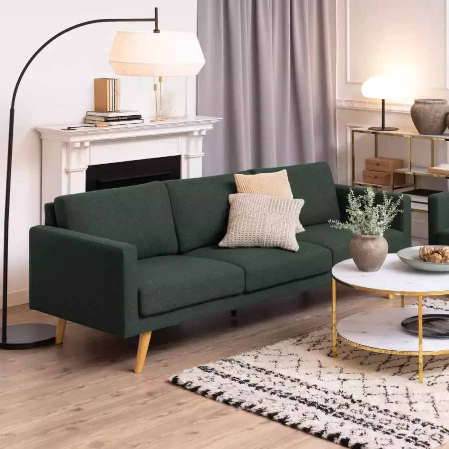 Hioshop Stelan Bank 3-zits Groen.