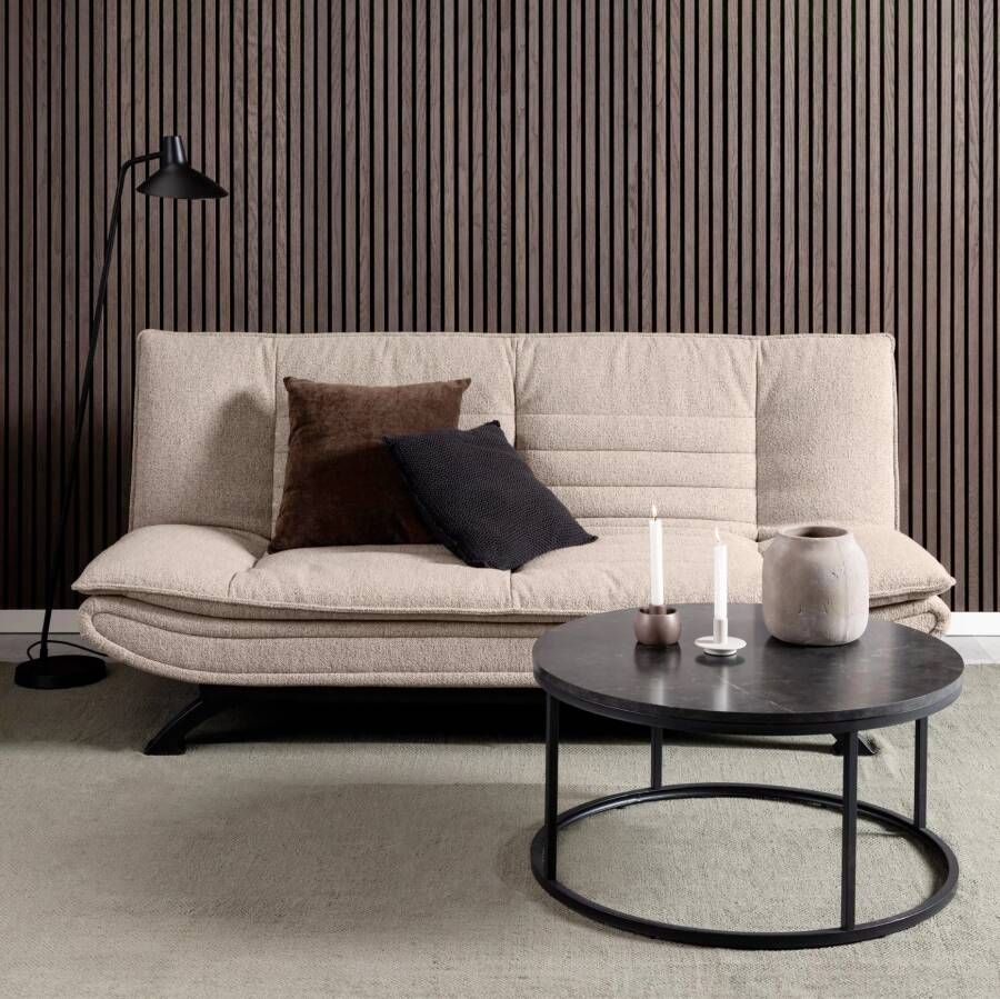 Giga Living Giga Meubel Slaapbank Nico 3-Zits 196x98x91cm Beige