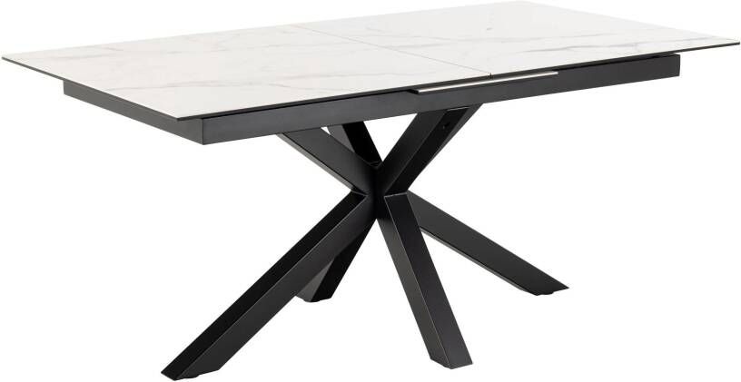 Sohome Uitschuifbare Eettafel Samona Keramiek 168 210 x 90cm Wit - Foto 2