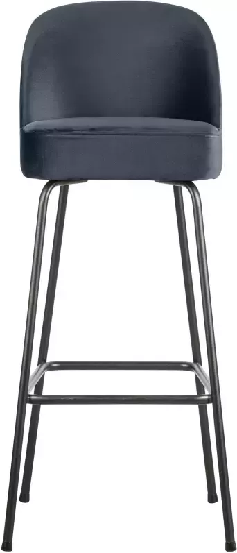 BePureHome Barstoel Vogue Velvet Teal (zithoogte 79cm)