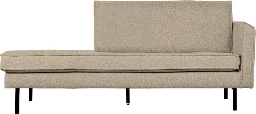 BePureHome WOOOD Daybed Rechts Rodeo Bouclé Beige 85x203x86