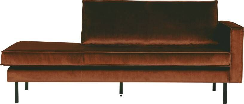 BePureHome Rodeo Daybed Rechts Velvet Roest 85x203x86