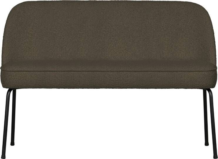 BePureHome Eetkamerbank Vogue Bouclé Warm Groen